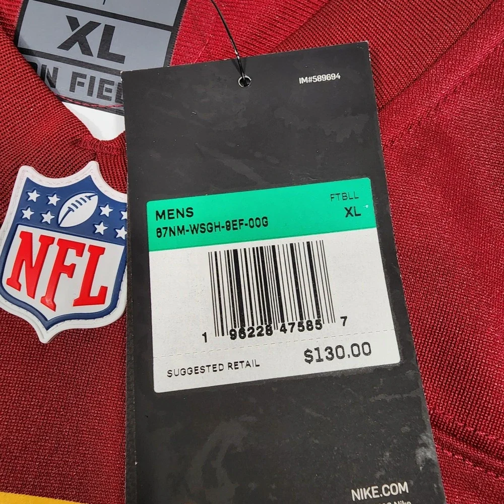 Nike Washington Commanders Jersey Men XL Burgundy Chase Young 99 NWT‎ Game Day